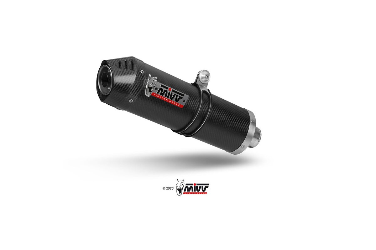 Silencieux MIVV Oval carbone - Triumph Tiger 1050 Sport