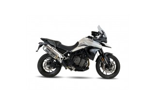 Silencieux IXIL MXT inox / alu noir - Triumph Tiger 900/GT/Rally - ET4066SS