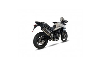 Silencieux IXIL MXT inox / alu noir - Triumph Tiger 900/GT/Rally - ET4066SS