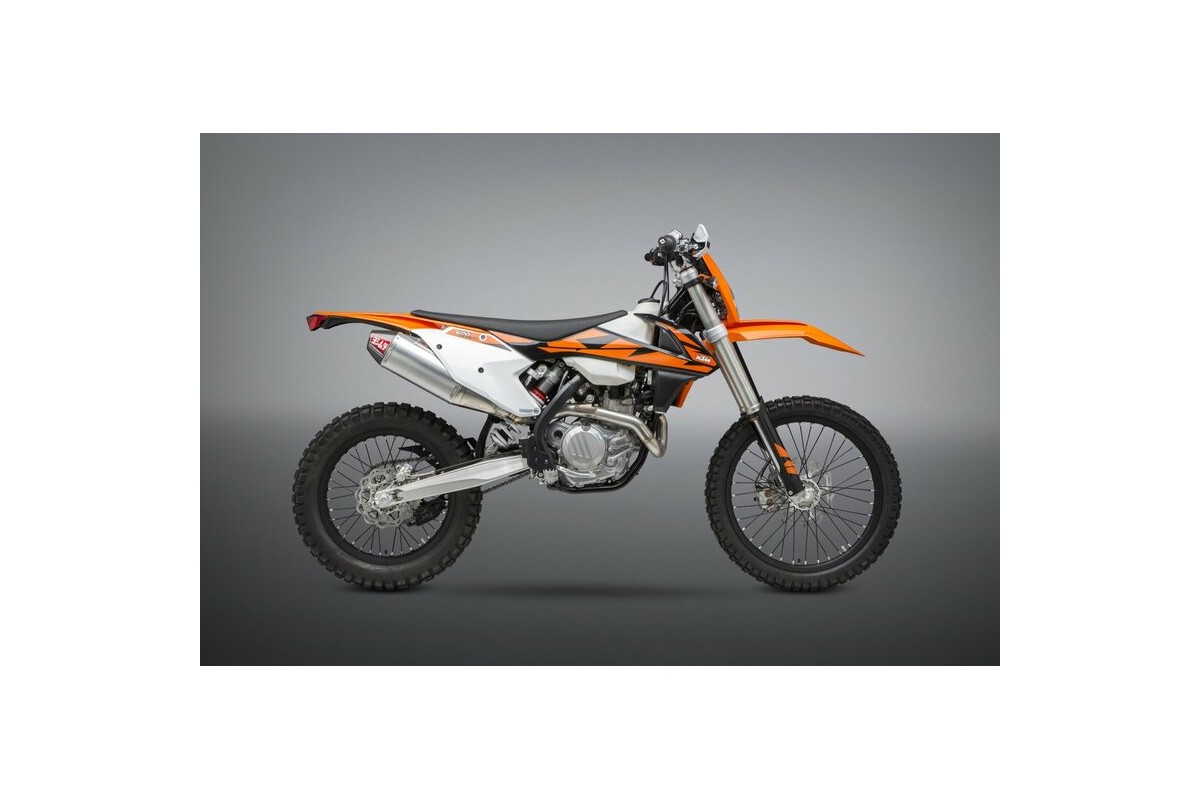 Silencieux YOSHIMURA RS-4 Signature Series aluminium/casquette carbone KTM/Husqvarna