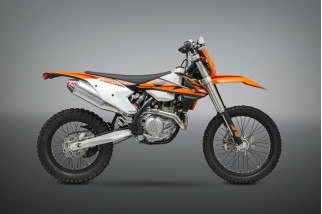 Silencieux YOSHIMURA RS-4 Signature Series aluminium/casquette carbone KTM/Husqvarna