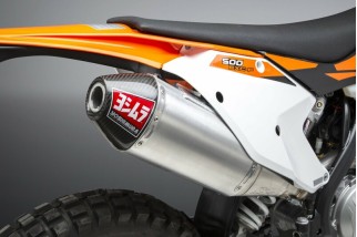 Silencieux YOSHIMURA RS-4 Signature Series aluminium/casquette carbone KTM/Husqvarna