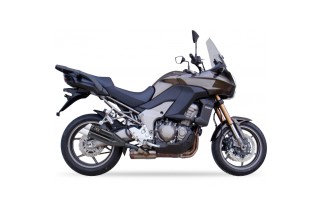 Silencieux IXIL Dual Hyperlow L3XB inox noir / alu - Kawasaki Versys 1000 - XK7384XB