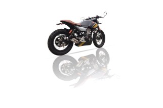 Silencieux IXIL Dual Hyperlow L2X inox / alu poli - Aprilia CR125 - XA0319V