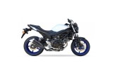 Silencieux IXIL Dual Hyperlow L3XB inox noir / alu - Suzuki SV650S - XS8333XB