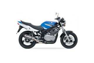 Silencieux IXIL Hexoval Xtrem inox / alu noir - Suzuki GS500E - OS8031VSE