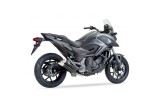 Silencieux IXIL Dual Hyperlow L3XB inox noir / alu - Honda NC750X/S - XH6362XB