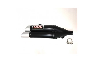 Silencieux IXIL Dual Hyperlow L3XB inox noir / alu - Honda NC750X/S - XH6362XB