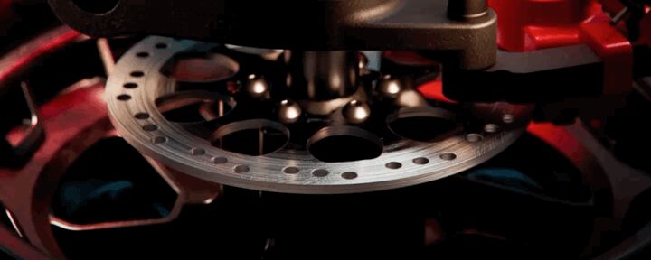 Double disque de frein de 140 mm
