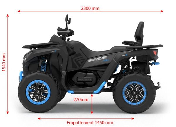 SNARLER AT6 L EPS Deluxe Black Series — dimensions